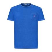 Polo Ralph Lauren Strand Royal Bomull T-shirt Blue, Herr