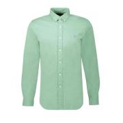 Ralph Lauren Slim-Fit Beige Polo Shirt Green, Herr
