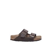 Birkenstock Sliders Brown, Dam