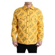 Dolce & Gabbana Light Jackets Yellow, Herr