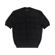 Balenciaga Svart Sweater m/c Black, Dam