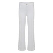 Cambio Easy Kick Jeans White, Dam
