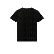 My Brand Svart Rhinestone College T-shirt Black, Herr