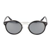 Dior Runda Acetat Solglasögon Trendig Kollektion Black, Unisex