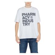 Pharmacy Industry Herr T-shirt Vår/Sommar Kollektion 100% Bomull White...