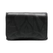 Alexander McQueen Svart Lam Seal Korthållare Black, Dam