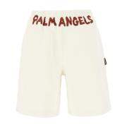 Palm Angels Stiliga Bermuda Shorts för Män White, Herr