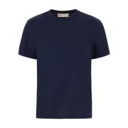 Tory Burch Casual Bomull T-shirt för Män Blue, Dam