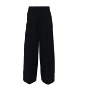 Brunello Cucinelli Svarta byxor för kvinnor Ss24 Black, Dam