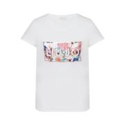Liu Jo Casual T-shirt för män och kvinnor White, Dam