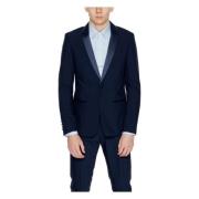 Antony Morato Herr Kostymjacka Vår/Sommar Kollektion Blue, Herr