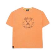 Munich Vintage Casual T-shirt Orange, Herr