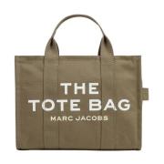 Marc Jacobs Grön Canvas Tote Bag Kollektion Green, Dam