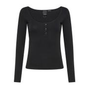 Pinko Svart Sweater Kollektion Black, Dam