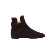 Ines De La Fressange Paris Bruna Mocka Ankelboots Brown, Dam