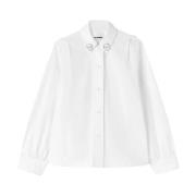 Jil Sander Optic White Skjorta White, Dam