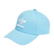 Adidas Originals Ljusblå Vit Trefoil Baseball Cap Blue, Unisex