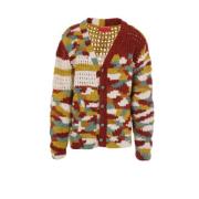 The Elder Statesman Ekologisk Bomull Cardigan MultiColour Sweater Mult...