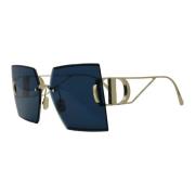 Dior Fyrkantiga solglasögon med CD-signatur Blue, Dam