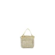 THEMOIRè Guld Knutar Clutch Väska Eco-Tyg Yellow, Dam