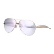 Bottega Veneta Stiliga solglasögon Bv1305S Gray, Unisex