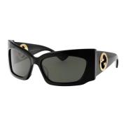 Gucci Stiliga solglasögon Gg1412S Black, Dam