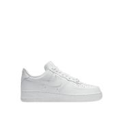 Nike Låg-Top Läder Sneakers White, Herr