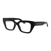 Alexander McQueen Stiliga Optiska Glasögon Am0453O Black, Dam