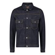 Tela Genova Rinsed Blue Denim Jacket Blue, Dam