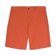 Maison Kitsuné Snygga shorts för män på sommaren Orange, Herr