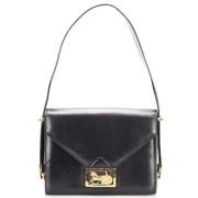 Celine Vintage Pre-owned Laeder axelremsvskor Black, Dam