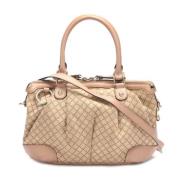 Gucci Vintage Pre-owned Canvas handvskor Beige, Dam