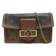 Louis Vuitton Vintage Pre-owned Canvas axelremsvskor Brown, Dam