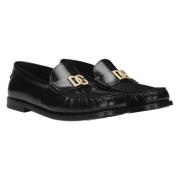 Dolce & Gabbana Klassiska Läder Moccasin Skor Black, Herr