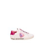 Love Moschino Mode Sneakers Pink, Dam