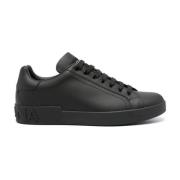 Dolce & Gabbana Svarta Sneakers för Män Black, Herr