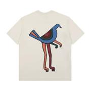 by Parra Pigeon Legs T-shirt Konstverk Beige, Herr