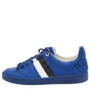 Louis Vuitton Vintage Pre-owned Laeder sneakers Blue, Herr