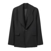 Séfr Blazer med krökt slag Black, Herr