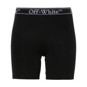 Off White Svarta Shorts för Kvinnor Ss24 Black, Dam