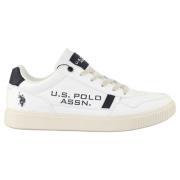 U.s. Polo Assn. Stiliga Bianco/Blu Sneakers White, Herr
