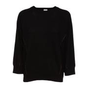 Pinko Svart Cashmere Tröja Black, Dam