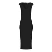 Pinko Midi Dresses Black, Dam