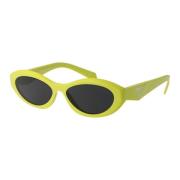 Prada Stiliga solglasögon med 0PR 26Zs Green, Dam
