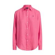 Ralph Lauren Ökenrosa Långärmad Skjorta Pink, Dam