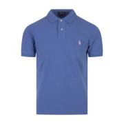 Ralph Lauren Blå Pikétröja Slim Fit Blue, Herr