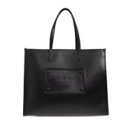 Dolce & Gabbana Läder shopper väska Black, Herr