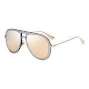 Dior Rose Gold/Gold Sunglasses Ultime 5 Yellow, Dam