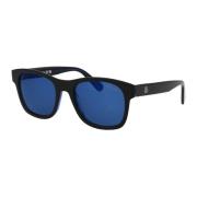Moncler Stiliga solglasögon Ml0192 Blue, Unisex
