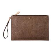 Borbonese Slim Flat Pouch Brown, Dam